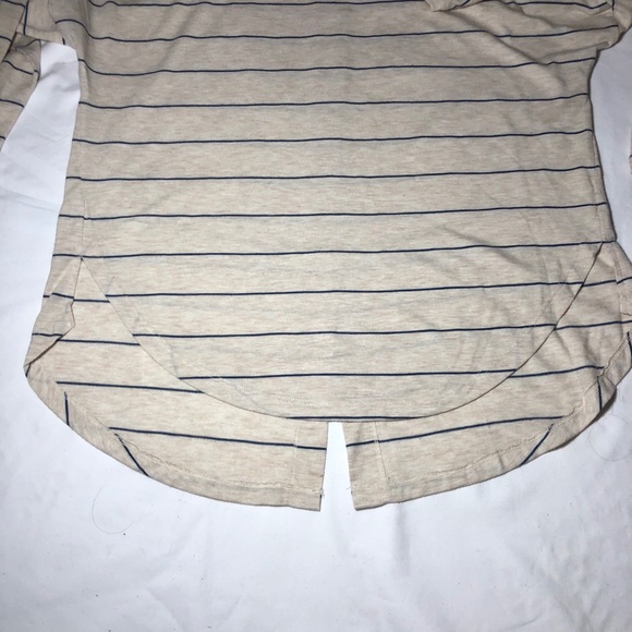 Gibson Latiner longslleeve Striped top Sz M - Picture 7 of 9